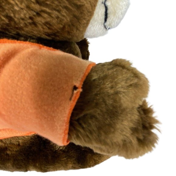 Vintage San Diego Wild Animal Park Souvenir Teddy Bear Plush Orange Shirt 14" - Picture 7 of 12